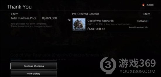 PS4《战神：诸神黄昏》18GB补丁上线 总大小或超100GB