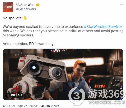 EA发帖警告《星球大战绝地：幸存者》泄密事件