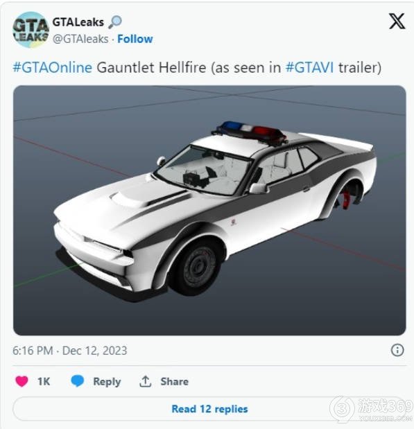 《GTAOL》新动向：警车上线！未来或迎来《GTA6》车型潮