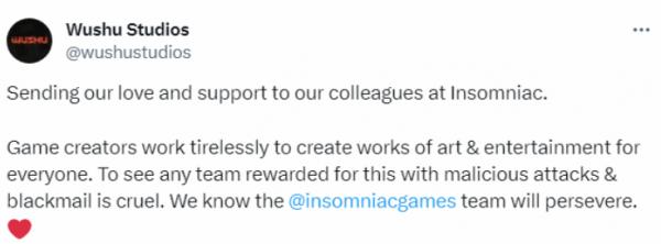游戏开发商集体声援失眠组 抨击黑客无耻行径